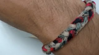 雙色傘繩手環編織 Knitting skills bracelets paracord [upl. by Philipps95]