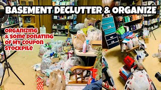 EXTREME BASEMENT COUPON STOCKPILE ORGANIZING organizing my stockpile and cleaning up my basement [upl. by Feledy268]