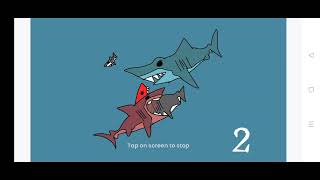 Megalodon vs Six Headed Shark 2029 Carnage Count But Flipaclip [upl. by Sadowski]