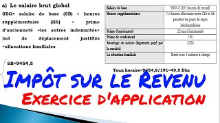 LIR salarial avec exercices corrigés [upl. by Ittak]