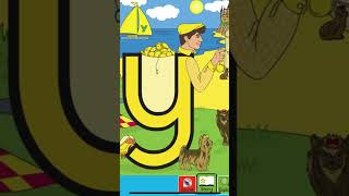 Letterland Alphabet Phonics  Letter Y  Yellow Yoyo Man  Education Kids Learning ABC [upl. by Aliuqat311]