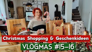 VLOGMAS 2021 Day 1516 Christmas Shopping Haul Geschenketipps amp Silvesterdeko  Sabrina Sterntal [upl. by Hpsoj]