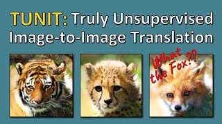 TUNIT Rethinking the Truly Unsupervised ImagetoImage Translation Paper Explained [upl. by Etra]