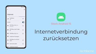 Internetverbindung zurücksetzen Android 15 [upl. by Ahsieat]