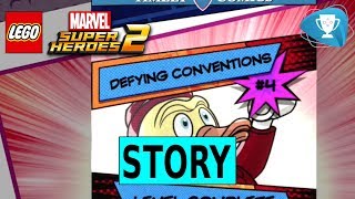 Lego Marvel Super Heroes 2  Story Defying Conventions Gwenpool Mission 4 [upl. by Marta]