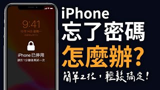 iPhone 密碼忘記怎麼辦？Apple ID 解鎖這招也能通！螢幕使用時間密碼也不怕！iPhone 解鎖靠這招！ [upl. by Happy]