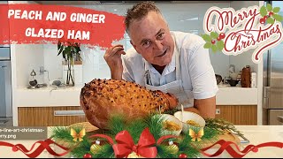 The Best Peach amp Ginger Glazed Ham Ever🍖 Chef Simon Gault👨‍🍳🍑 [upl. by Araccot]