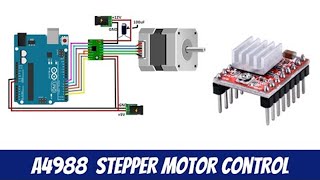 A4988 Stepper Motor Controller  Arduino amp NodeMCU [upl. by Ikaz874]