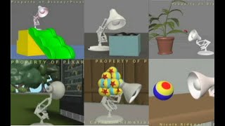 Pixar Lamp Animations from 20112019 [upl. by Ekenna352]