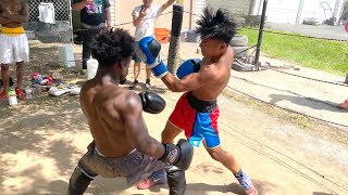 Asian Boxer vs Elite BoxerStreet Boxer BOXING MATCH [upl. by Denoting]