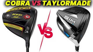 Cobra Speedzone Golf Driver vs TaylorMade SIM Max D Draw Golf Driver Review and Comparison [upl. by Chace822]