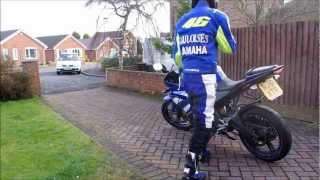 Yamaha YZF R125 GPR Deeptone exhaust [upl. by Akalam]