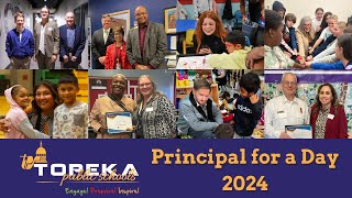 Topeka Public Schools Principal for a Day 2024 [upl. by Enoval735]