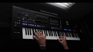 Ballade Pour Adeline  Richard Clayderman  quotBallad for Adelinequot Genos [upl. by Rossie617]