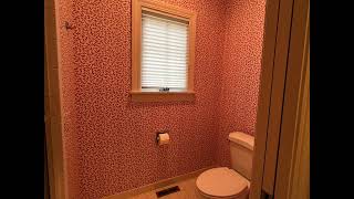 Wallpaper Removal Wall Repair and Painting in Syracuse Indiana on Lake Wawasee [upl. by Alvis609]