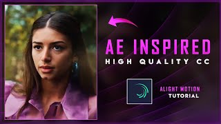 Ae Inspired High quality CC ❤🔥 Alight motion tutorial tamil  Crazy Tech Tutorials [upl. by Eedrahs572]