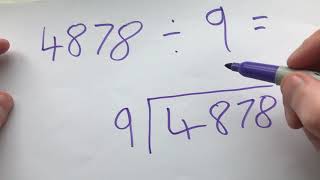 How to divide using Bus Stop Division with remainders decimals [upl. by Aisiat]