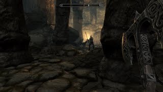 Skyrim Bleak Falls Barrow Gameplay [upl. by Amati]