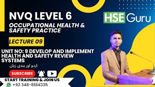 NVQ level 6 UNIT 9Develop and implement health and safety review systems [upl. by Rossner]