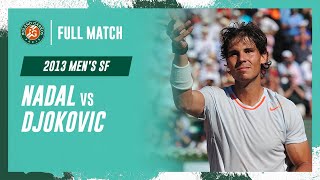 Nadal vs Djokovic 2013 Mens semifinal Full Match  RolandGarros [upl. by Suirauqed]