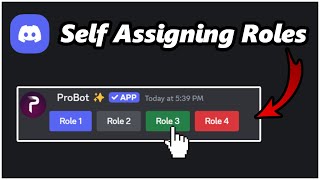 How To Make Self Assign Roles In Discord [upl. by Eelinnej]