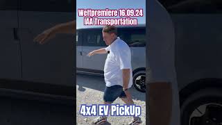 Maxus EV PickUp Weltpremiere IAA Weltpremiere 2024 [upl. by Shornick]