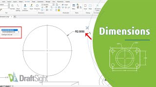 Create Radius Dimension for a Circle Using Command Window [upl. by Atima]