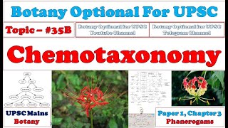 Chemotaxonomy II Definition II Chemotaxonomy of Medicinal Plants II Chemotaxonomy in Botany [upl. by Wardlaw688]