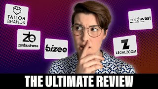 The Ultimate Comparison LegalZoom vs Bizee vs ZenBusiness vs Tailorbrands vs Northwest [upl. by Naol]