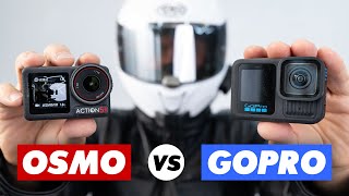 Best Motorcycle Action Cam DJI Osmo Action 5 Pro vs GoPro Hero13 Black [upl. by Oiracam3]