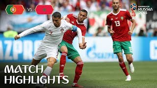 Portugal v Morocco  2018 FIFA World Cup  Match Highlights [upl. by Nikolai896]