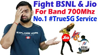 BSNL 5G 700Mhz Band For True5G Service in India  Airtel Also Seen 700Mhz Band  Jio True5G 700Mhz [upl. by Azilanna508]