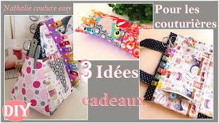 3 idées cadeaux pour les couturières DIY couture by Nathalie couture easy [upl. by Raviv407]