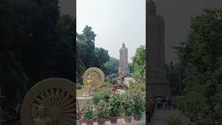 Sarnath bhagwan Buddh ka 80 fut partimayoutubeshorts varanasi sarnath india buddha [upl. by Juieta681]