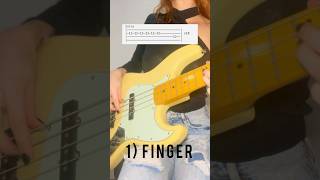 Under Pressure Queen bass cover  finger versus pick bass queen musicshorts [upl. by Wash733]