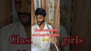 Classroom girls and boys funvideo😂😆shortsteluguentertainmentmrrajeshofficialtelugufuncomedy [upl. by Libyc]