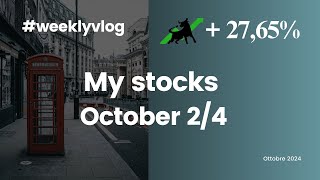 I Miei INVESTIMENTI  Link Bonus Trading212 My stock portfolio 2nd week october 2024 weeklyvlog [upl. by Sheila]