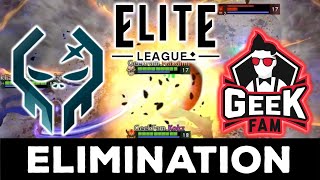 ELIMINATION  GEEK FAM vs EXECRATION  ELITE LEAGUE SEA CLOSED QUALIFIERS DOTA 2 [upl. by Auof699]