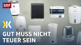 Luftbefeuchter im Test Bereits für 45 Franken gibt es ein gutes Gerät  2019  Kassensturz  SRF [upl. by Vitia93]