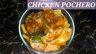 CHICKEN POCHERO  POTCHERONG MANOK CHICKEN RECIPE [upl. by Leeanne]