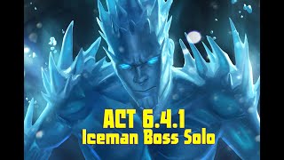 MCOC Act 641 Iceman Boss Solo [upl. by Mosa]