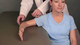 Muscle Testing for Elbow Flexion Forearm Supinated 2 [upl. by Acinomahs]