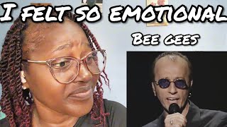 First Time Hearing  BEE GEES  I STARTED A JOKE  Live In Las Vegas 1997  REACTION [upl. by Lynnworth]