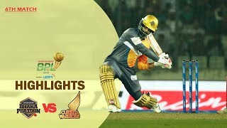 Dhaka Platoon vs Cumilla Warriors Highlights  6th Match  Season 7  Bangabandhu BPL 201920 [upl. by Yrrac194]