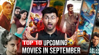 Top 10 Upcoming Movies in September 2024  MustWatch Films with Vijay Thalapathy and More [upl. by Rhodes]