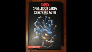 Xanathars Guide Spell Cards Opening and Review [upl. by Nairoc]