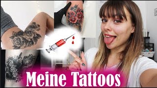 MEINE TATTOOS und ihre Bedeutungen Tattoo Tour Soja [upl. by Atteugram172]