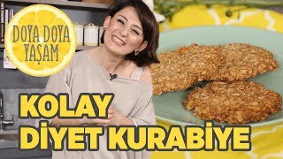 Yulaflı Diyet Kurabiye Tarifi  Pratik Kurabiye [upl. by Zwiebel]