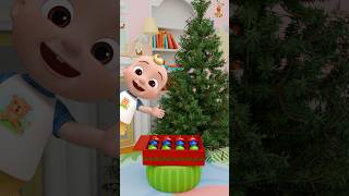 How to Decorate a Christmas Tree🎄 Learn with Baby JJ cocomelon shorts [upl. by Mervin]