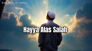 Hayya alasSalah  trending azan  viral azan reel full vedio  ♥️🤲🏻 islam islamic [upl. by Myrilla]